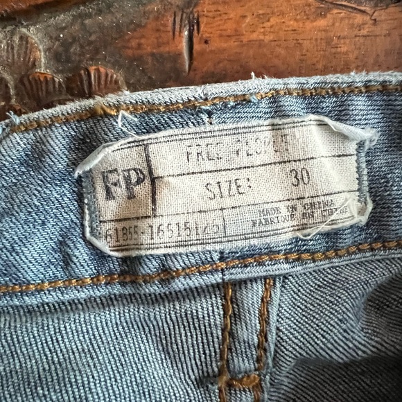 Free people patchwork Jeans - Picture 4 of 5